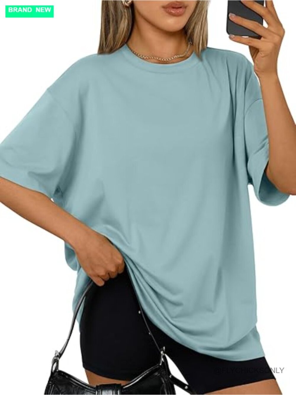Oversized T-Shirt Short Sleeve Workout Top Plus Size Soft Breathable Cotton